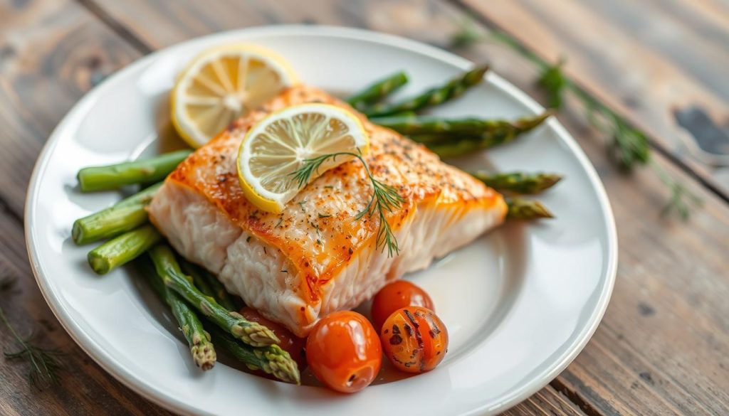 baked salmon with lemon and dill